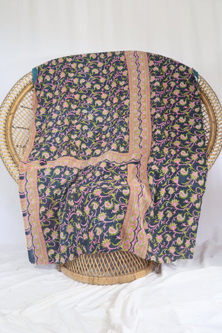 Authentic Vintage Kantha Quilt