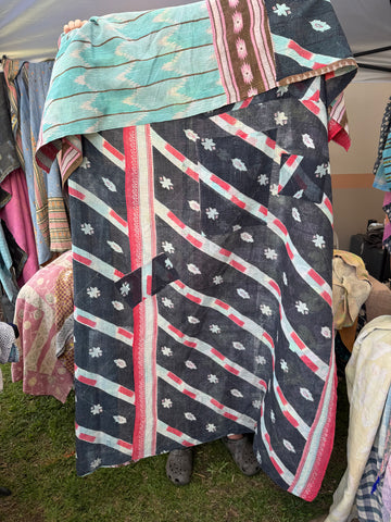 Authentic Vintage Kantha Quilt