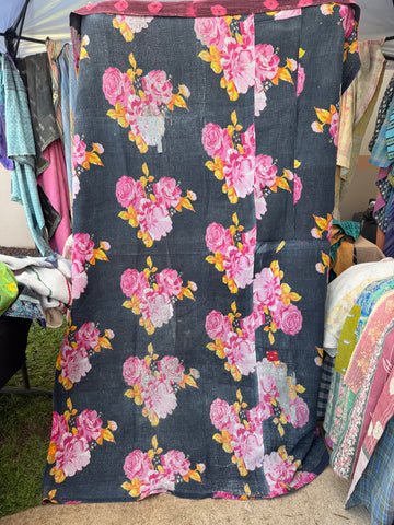 Authentic Vintage Kantha Quilt