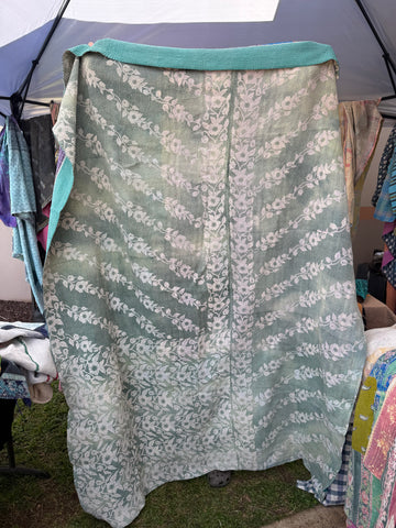 Authentic Vintage Kantha Quilt