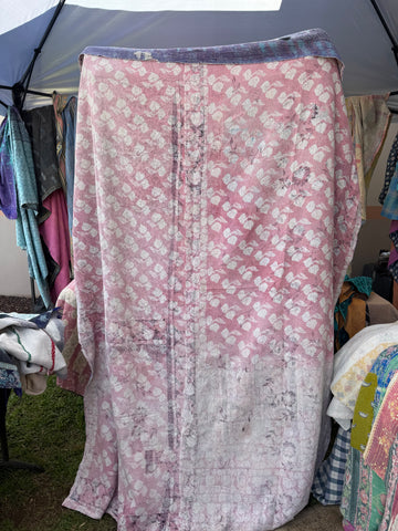 Authentic Vintage Kantha Quilt