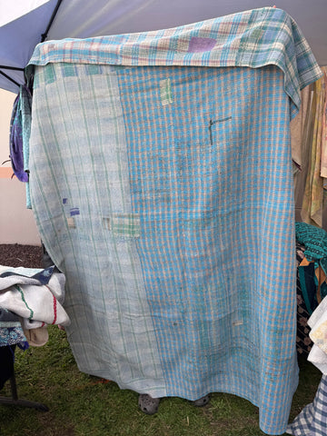 Authentic Vintage Kantha Quilt