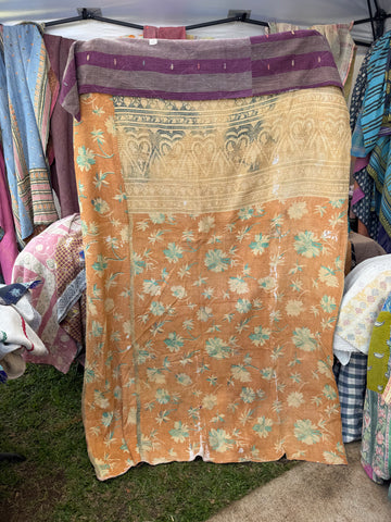 Authentic Vintage Kantha Quilt