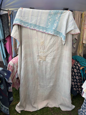 Authentic Vintage Kantha Quilt