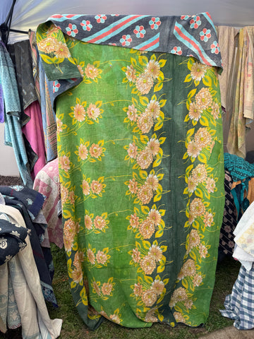 Authentic Vintage Kantha Quilt