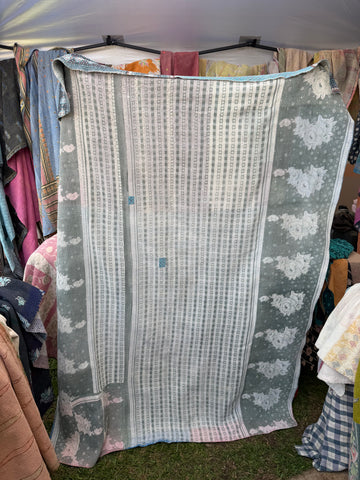 Authentic Vintage Kantha Quilt