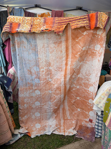 Authentic Vintage Kantha Quilt