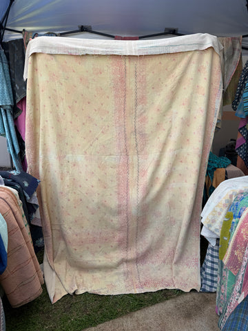 Authentic Vintage Kantha Quilt