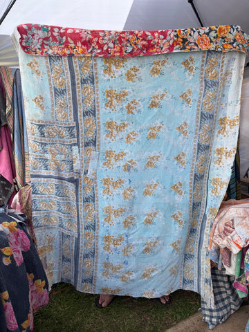 Authentic Vintage Kantha Quilt