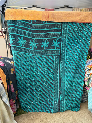 Authentic Vintage Kantha Quilt