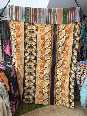 Authentic Vintage Kantha Quilt