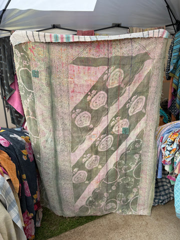 Authentic Vintage Kantha Quilt