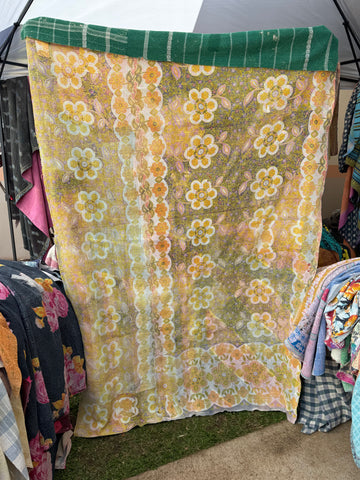 Authentic Vintage Kantha Quilt