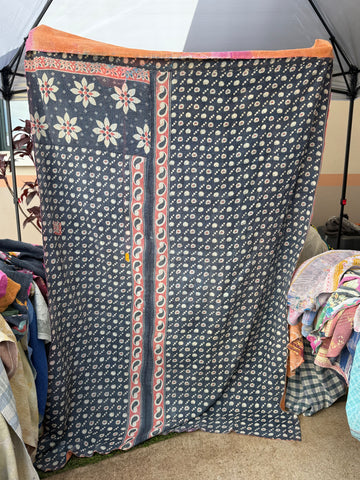 Authentic Vintage Kantha Quilt
