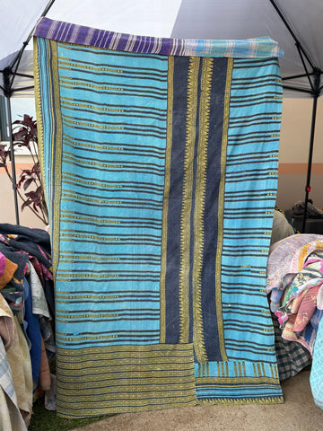 Authentic Vintage Kantha Quilt