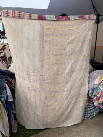 Authentic Vintage Kantha Quilt