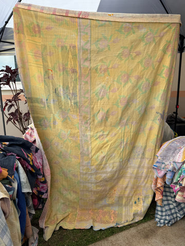 Authentic Vintage Kantha Quilt