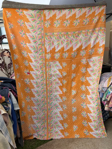 Authentic Vintage Kantha Quilt